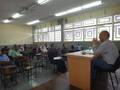 Especialista en criminología, Andrés Antillano, durante el conversatorio sobre la reforma policial