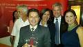 Marino Alvarado ganador del premio en DDHH 2015, Alfredo Romero, recibe reconocimiento en nombre del Foro Penal y El Padre Raúl Herrera S.J felicita a Marino Alvarado, Tamoa Calzadilla, Alfredo Romero y Marco Ponce, galardonados en esta VI edición del premio en DDHH, respectivamente.