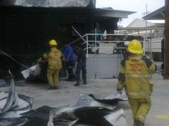 El Primer Teniente Freddy Rodríguez ratificó que los bomberos bajo su responsabilidad, actuaron con heroísmo y fueron refuerzo del Cuerpo de Bomberos estadal.