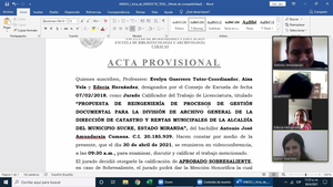 Defensa de tesis en línea, Br. Antonio Amundaraín